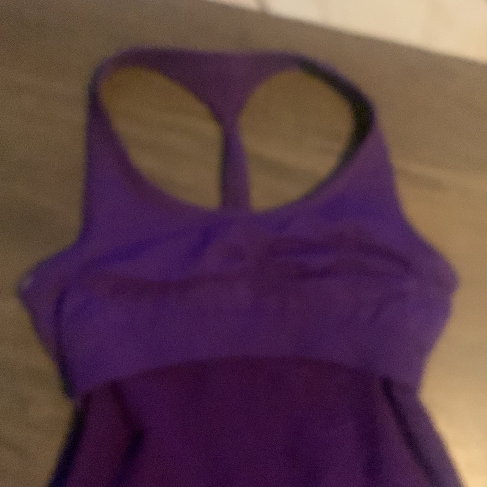 NWT NUX Women's  Compression purple Razorback Tank small - Picture 9 of 13